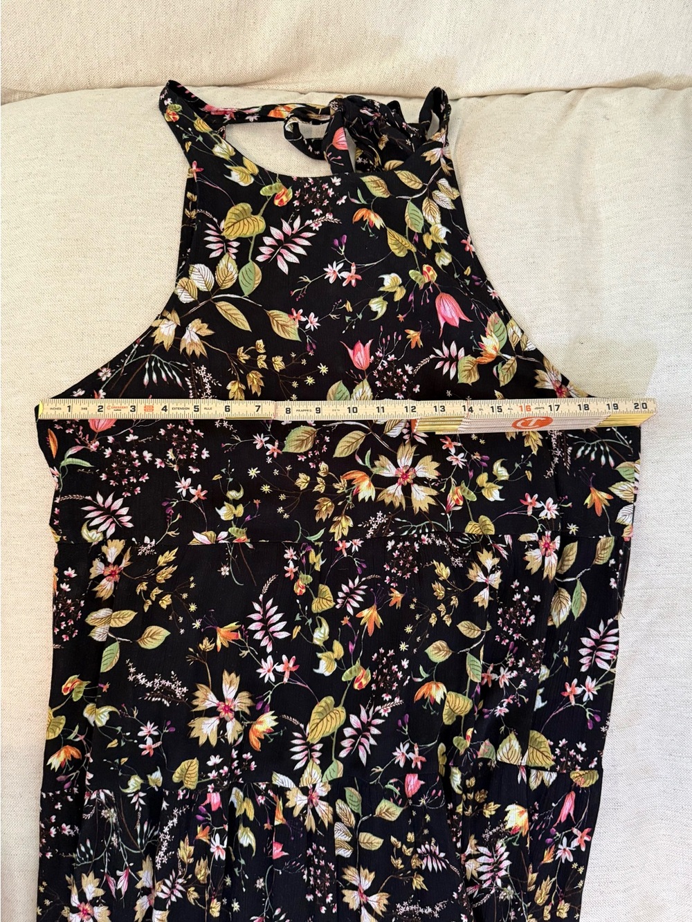 NATURAL LIFE NWT Black Floral Boho Maxi Dress, size XL. - Picture 13 of 13